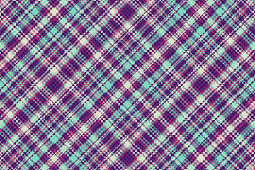 Tartan plaid pattern with texture and retro color.