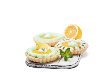 Traditional french lemon tart