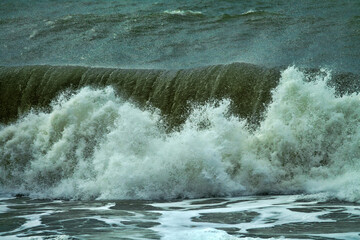 A seven-point storm happens every ten years. Cataclysms and weather phenomena at sea, storms and...