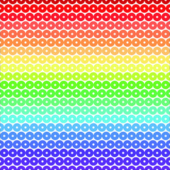 Fototapeta na wymiar Circles rainbow pattern colorful vector ilustration