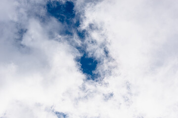 Clouds in the sky with space for text (copy space).
