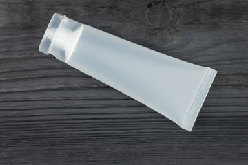 Plastic tube for cream, paste.