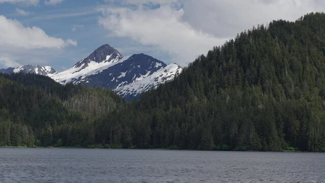 Alaskan landscape in slow motion