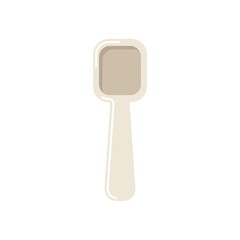 Ice cream spoon icon. Vector illustration.