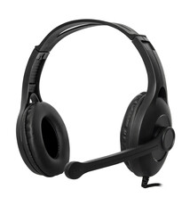 headphones for a computer, headset, isolated on a white background