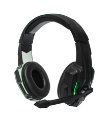 headphones for a computer, headset, isolated on a white background