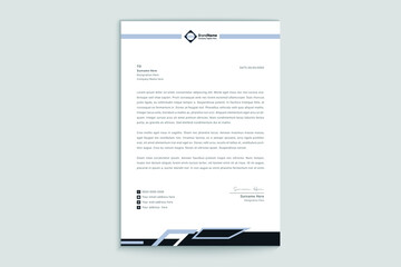 Creative & clean business style letterhead design