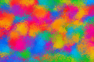 Colorful striped pattern. Wavy stylish abstract background.