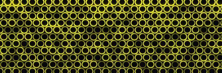 Background of pipes. Geometric structure. 3D visualization