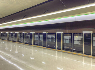 Platform sliding doors are a system used at subway stations that isolates passengers from railway...