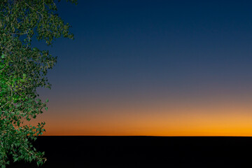 Fototapeta na wymiar Nature, beautiful summer sunset. Late evening in nature.
