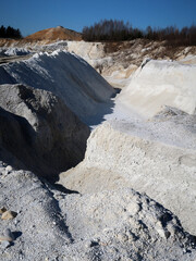 Quarzsteinbruch - quartz quarry