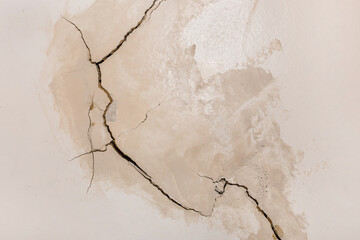 Cracked old surface disturbed wall crack texture background wear effect