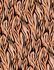 Seamless zebra pattern, animal print.