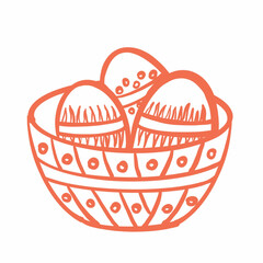 easter digital illustration, easter bunny, rabbit congratulations on rebirth, spring holiday, resurrection holiday, easter holiday of life, religious holidays, easter eggs symbol of life and rebirth, 