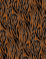 Seamless zebra pattern, animal print.
