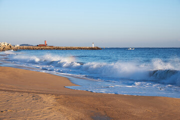 Bongpo beach in Goseong-gun, South Korea.
