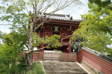 当麻寺　奥院鐘楼門　奈良県葛城市
