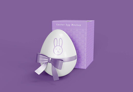 Easter Egg Packaging Mockup