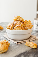 Soft apple cookies without butter and eggs.Vegan cookie