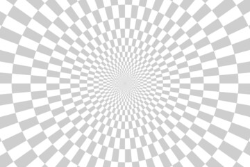 Vector abstract background. Simple  illustration with optical illusion, op art.