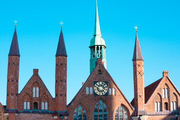 Obraz premium church in Lübeck in Schleswig Holstein Germany