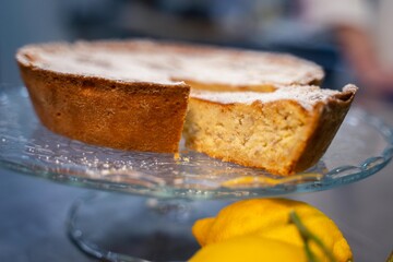 Fetta di Torta Pastiera di Pasqua