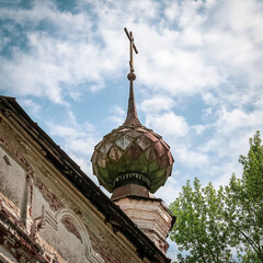 domes of an old abandoned church