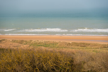 Omaha beach in normandy France