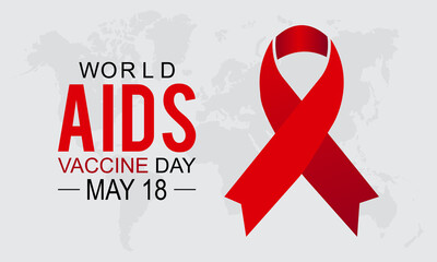World Aids Vaccine Day. Annual HIV Vaccine Awareness Day concept for banner, poster, card and background design.