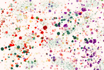 Abstract background of various forms and colors.