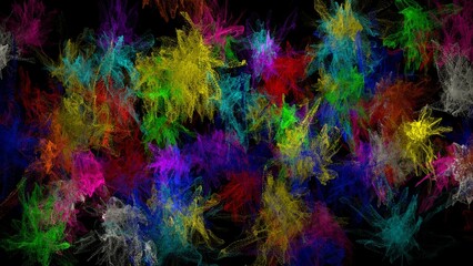 Colored particles (Background)