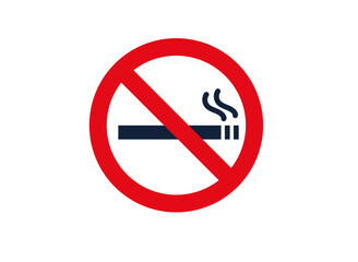 No smoking signal Icon. Vector Illustrator. 
