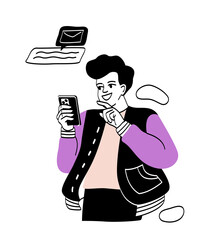 People chatting concept