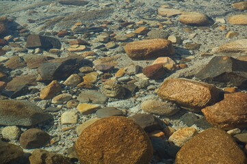 Clear Water with rocks underneath 