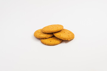 Vegetarian cake on a white background close up