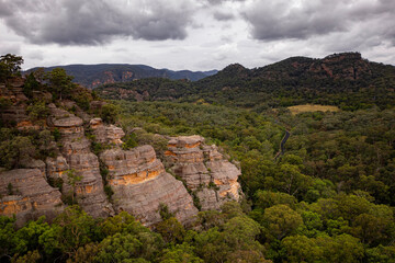 Canyon mountains landscape