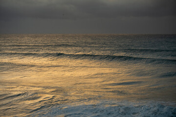 Moody sunrise over the ocean, Byron Bay Australia