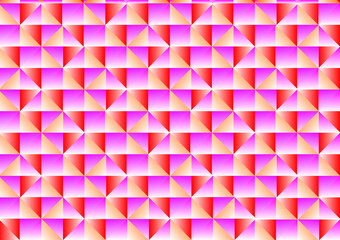 Fototapeta premium The background image uses a triangular shape and red, orange, and pink colors together to form an image.