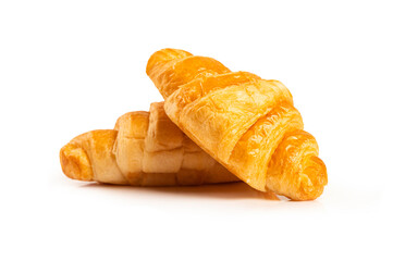Croissant isolated on white background