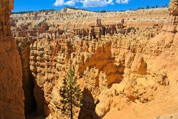 Bryce Canyon National Park, Utah. Giant natural amphitheaters, hoodoos, delicate and colorful...