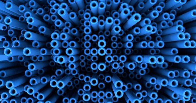 3D Tubes Loop Background