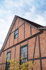 Half-timbered architecture registered in the city of Pomerode in Santa Catarina