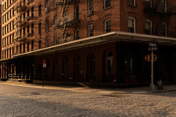 Fototapeta na wymiar Tribeca Street Corner
