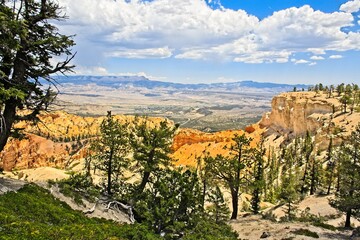 Bryce Canyon National Park, Utah. Giant natural amphitheaters, hoodoos, delicate and colorful...