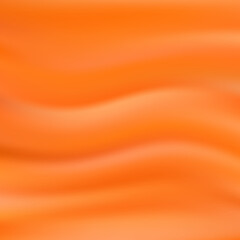 Abstract background with smooth silk texture orange fabric design modern