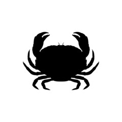 The Best Crab Silhouette Image Vector