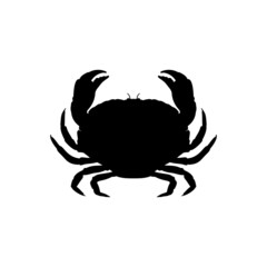 The Best Crab Silhouette Image Vector