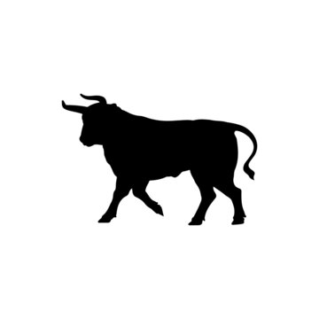 The Best Bull Silhouette Pictures With White Background