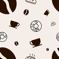 The Best Coffee Seamless Pattern